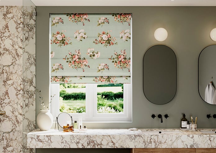 Laura Ashley Rosemore, Sage - Twist&Fit Roman Blind - Image 3